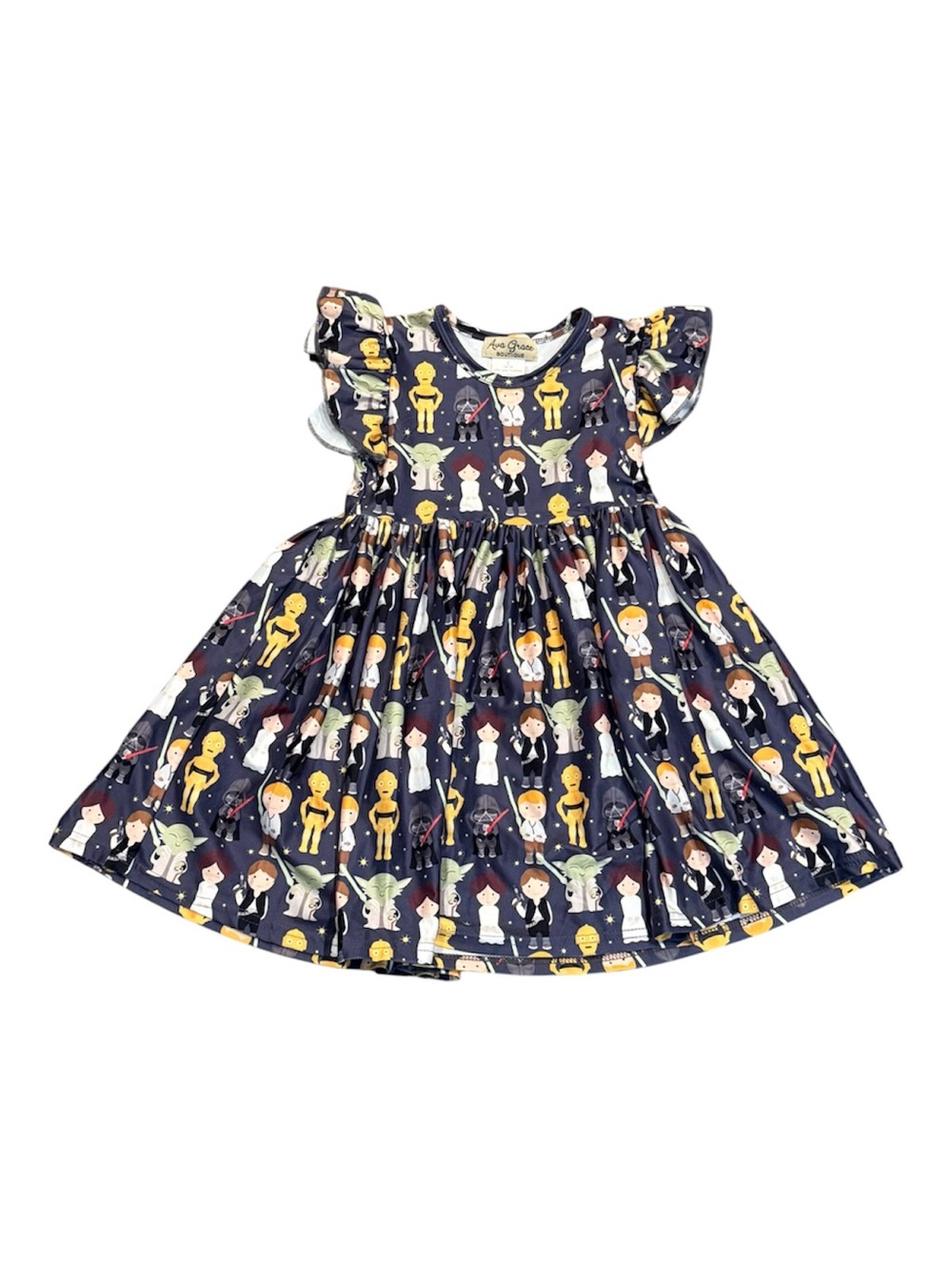 Ava Grace Star Wars Characters Dark Gray Dress